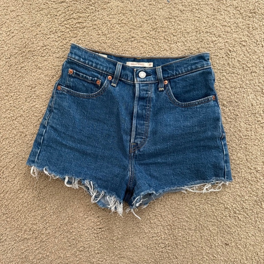 levi's ribcage shorts